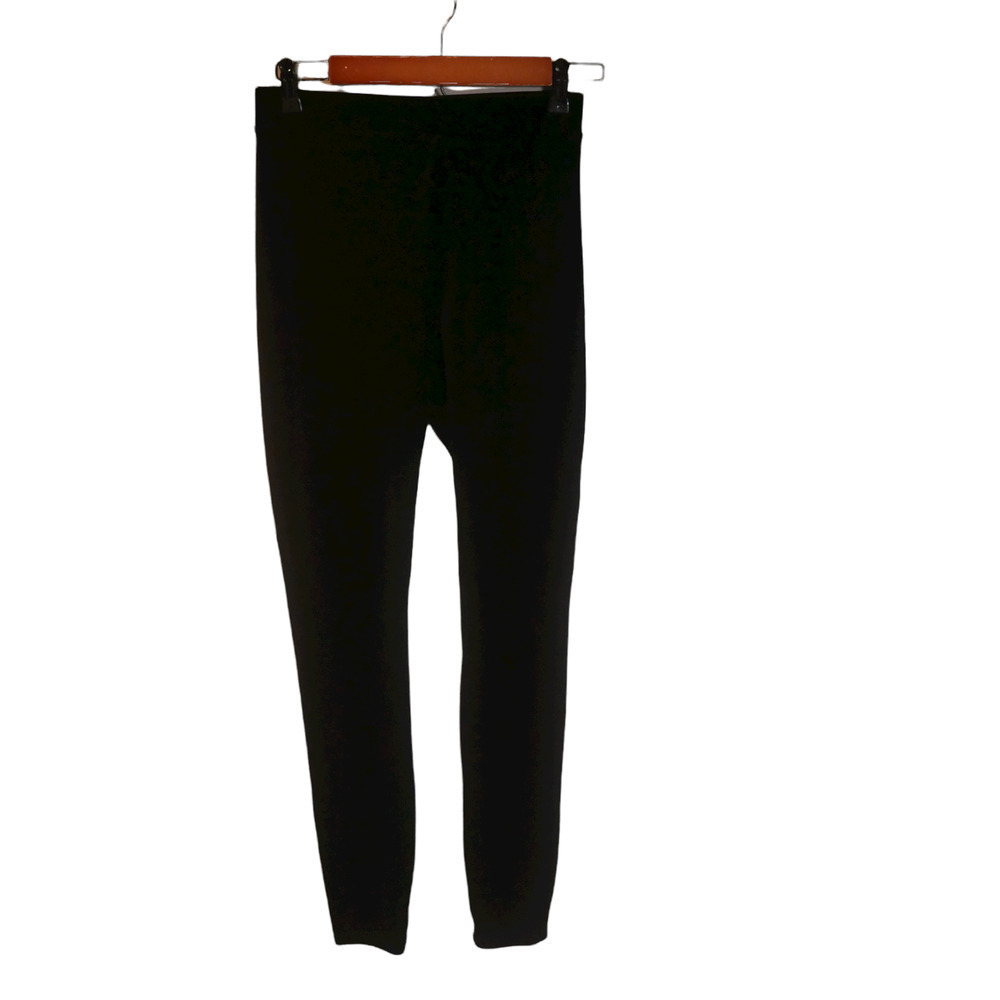 J. Crew Black Stretch Velvet Leggings Size XS EUC